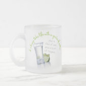 Ik neem altijd het leven met een korrel zout mok (Links)