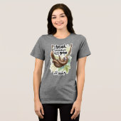 Ik neem contact met je op Tri-Blend shirt (Voorkant volledig)
