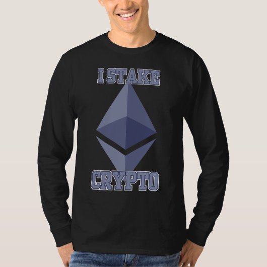Ik neem Crypto Ethereum Passive Power Ledger gecod T-shirt (Voorkant)