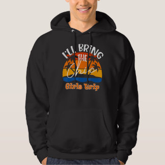 Ik neem de chique meisjes reis mee hoodie