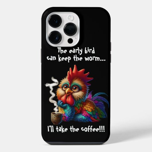 Ik neem de koffie iPhone hoesje (Achterkant)