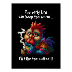 Ik neem de koffie perfect poster