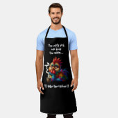 Ik neem de koffie schort (Gedragen)