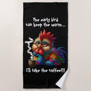 Ik neem de koffie strandlaken