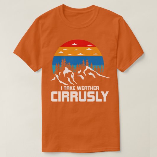 Ik neem de weerscirkel t-shirt (Design voorkant)
