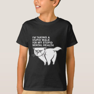 Ik neem een stinkend loopje voor mijn stuitende ge t-shirt