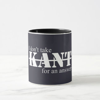 Ik neem geen Kant-mok Mok