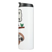 Ik neem het langzamer vandaag, grappige groet thermosbeker (Geroteerd rechts)