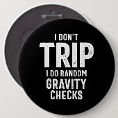 Ik neem het niet aan dat ik willekeurige zwaartekr ronde button 6,0 cm (Voorkant /achterkant)