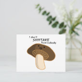 Ik neem het niet van niemand over briefkaart (Staand voorkant)