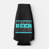 Ik neem je bier - fles koeler (Voorkant)