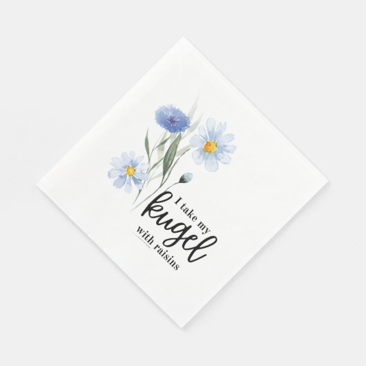 Ik neem mijn Kugel met rozijnen Servet (Hoek)