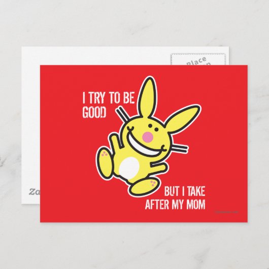 Ik neem mijn moeder na briefkaart (Voorkant / Achterkant)