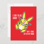 Ik neem mijn moeder na briefkaart (Voorkant / Achterkant)