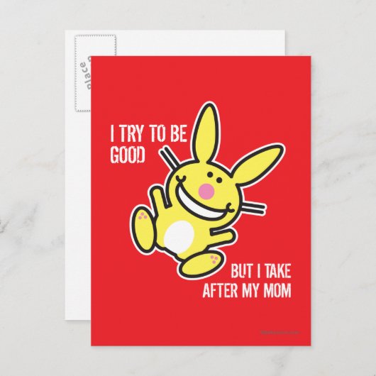 Ik neem mijn moeder na briefkaart (Voorkant / Achterkant)