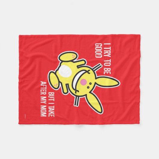 Ik neem mijn moeder na fleece deken (Voorkant (Horizontaal))