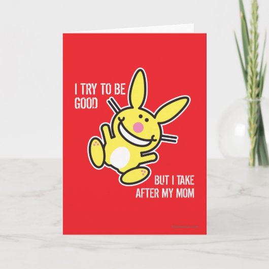 Ik neem mijn moeder na kaart (Voorkant)