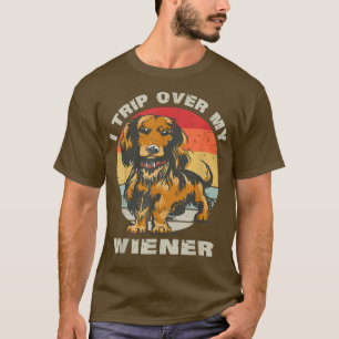 Ik neem mijn Wiener Cute Dachshund Dog Funny om T-shirt
