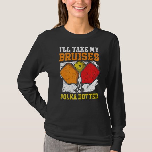Ik neem m'n bruinkoolvis Paddle Pickleball T-shirt (Voorkant)