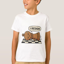 Ik neem ontslag Grappige Schaker T-Shirt