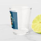 Ik neem onze beslissingen bier shot glas (Rechts)