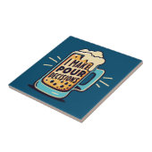 Ik neem onze beslissingen bier tegeltje (Zijkant)