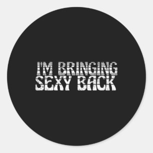 Ik neem Y Ck T-shirt Retro Vaderdag Cadeau  Ronde Sticker