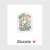 Ik Negeer Je Niet Grappige Kat Sticker | Sarcasme (Vel)
