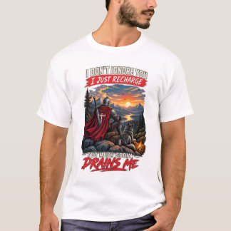 Ik Negeer Je Niet, Ik Herlaad Alleen Ridderwolf T-shirt