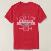 Ik negeer me in de verpleegschool.. grappige verpl t-shirt (Design voorkant)