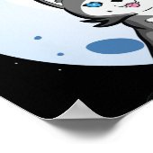 Ik-net-als-Wolven-Ok-Cute-Wolf Poster (Hoek)