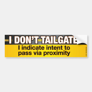 Ik niet Laadklep Grappige Bumpersticker