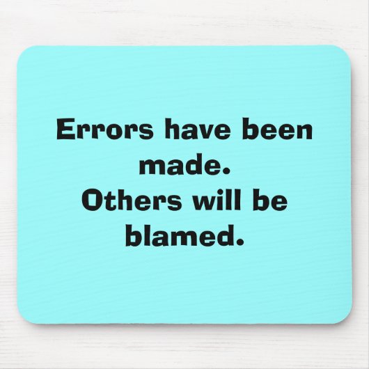 Ik niet? muismat (Voorkant)