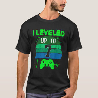 Ik nivelleerde tot 7e verjaardag videogame Retro 7 T-shirt
