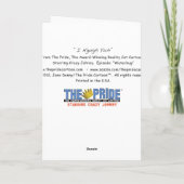 "Ik Nngh Yuh" (van de Cartoon van de Pride)... Kaa Feestdagen Kaart (Achterkant)