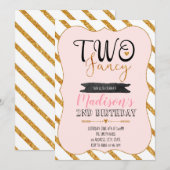 Ik nodig je uit voor een fancy feest kaart (Voorkant / Achterkant)