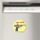 Ik noem 911 shooting pistool geen grappige magneet (Insitu (Vaatwasser))