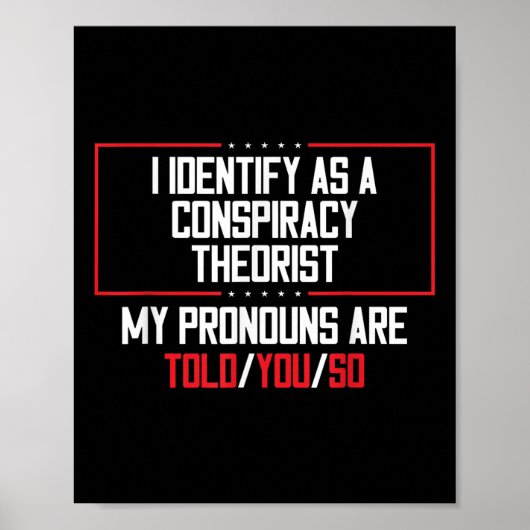 Ik noem als complottheoristen T Poster (Voorkant)
