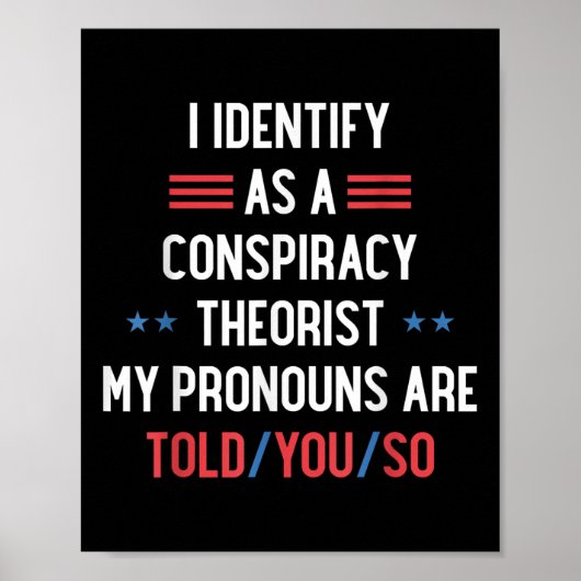 Ik noem als complottheoristen T Poster (Voorkant)