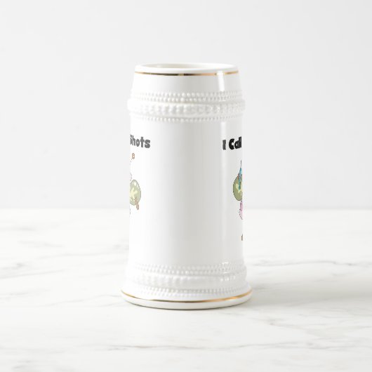 Ik noem de Shots Nurse T-shirts en cadeautjes Bierpul (Center)