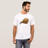 Ik noem Drumstick! - Thanksgiving Turkije Leg T-shirt (Voorkant volledig)
