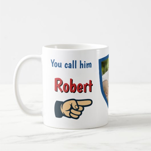 Ik noem hem World's Best Dad op maat Koffiemok (Links)