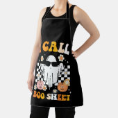 Ik noem het boekje Halloween Retro Ghost Schort (Insitu)