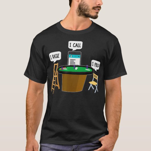 Ik noem het grappige pokerspeler t-shirt (Voorkant)