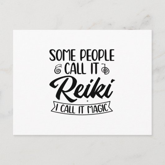 Ik noem het magie | Cadeauideeën voor Reiki-meeste Briefkaart (Voorkant)