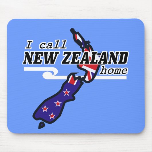 Ik noem New Zealand Home Mousepad Muismat (Voorkant)