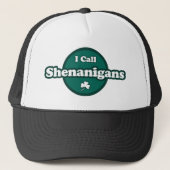 Ik noem Shenanigans Cute Irish Gezegde Trucker Pet (Voorkant)