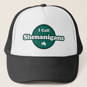 Ik noem Shenanigans Cute Irish Gezegde Trucker Pet
