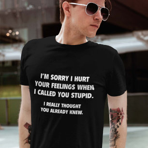 Ik noemde je stommid t-shirt