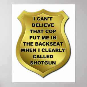 Ik noemde Shotgun Funny Poster